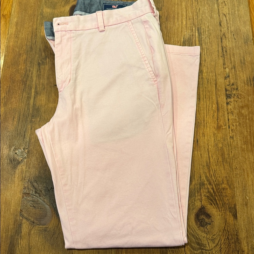 Vineyard Vines Men's Pink Chinos
